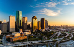Derby Lane funds $100.4m Houston hotel refinancing Downtown Houston Texas skyline