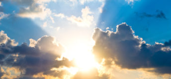 Cloudscape at sunrise, sun, sky, morning