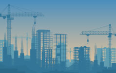 skyline under construction