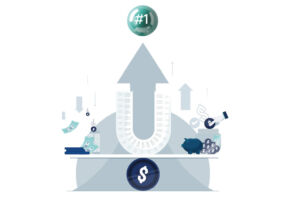 Illustration depicting asset-backed financing.
