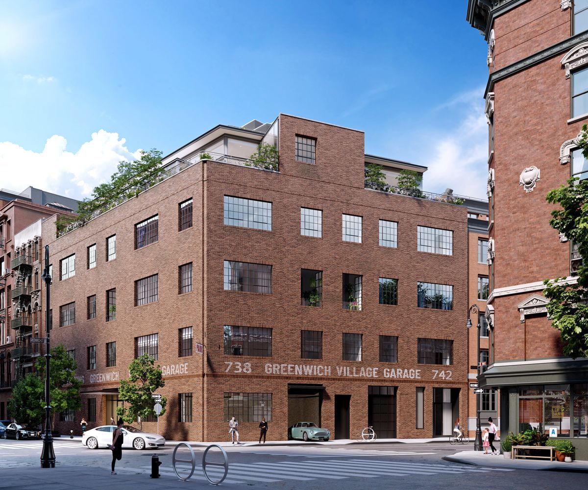 Illustration of Luxury Industrial Condo Building Developments