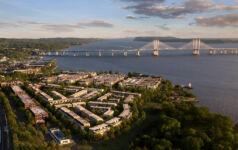 An aerial view of Edge-on-Hudson in Sleepy Hollow, New York.