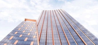 A rendering of 35-20 Queens Boulevard in the Long Island City neighborhood of Queens, New York.