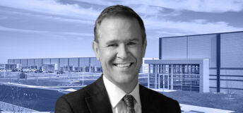 Peter Gordon of AllianceBernstein in front of Hampton Business District in Westhampton Beach, New York
