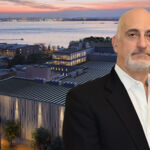 CounterpointeSRE closes $156m C-PACE deal for Brooklyn studio development Eric Alini, chief executive officer at Counterpointe Sustainable Real Estate, in front of a rendering of Echelon Studios in Brooklyn, New York.