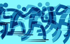 Real Estate Capital Europe’s Active Lenders 2025: The Banks, Part 1 Graphic of people running.