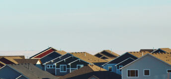 Residential housing background taken in Colorado.