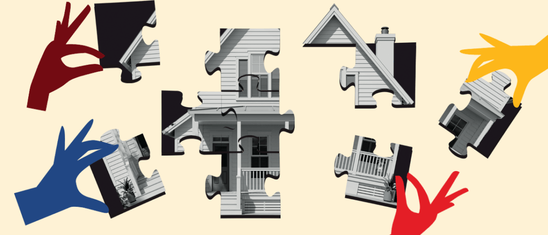 House puzzle pieces T9