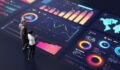 Capital watch: Closed-end real estate debt funds collect $15.9bn in H1 Abstract people standing on a large digital screen, analysing interactive data visualisations and charts for strategic planning. Representing teamwork, technology, and data-driven decision making in a corporate environment.