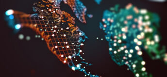 3d illustration and concept of international logistics of agreements and international business. Networks and companies around the world.