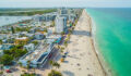 An aerial photo of a Beach in Florida