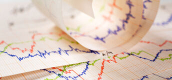 Generic charts on technical paper.