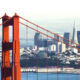Lone Star-led JV lands $122.65m in bridge loan for 600 California Street Image of the San Francisco Golden Gate bridge and skyline.