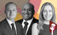 PERE Credit deputy editor Randy Plavajka, Ambrose founder and chief executive officer Aasif Bade and PERE Credit editor Samantha Rowan.