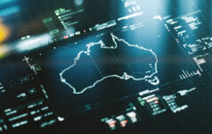 Qualitas makes the structural case for Australian real estate private credit Image of a digital screen displaying the Australian map.