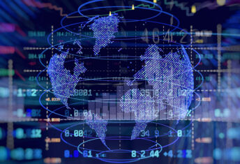 Term Sheet: PERE Creditโs global expansion; Aresโ $850 million debt fundraising; MonticelloAMโs skilled nursing bet A picture of a screen showing a picture of earth and various financial figures