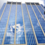 An upwards photo of a large tower