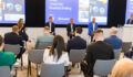 Executives from SitusAMC, BNP Paribas Asset Management Alts, KKR and Ares Management at PERE Credit’s breakfast briefing.