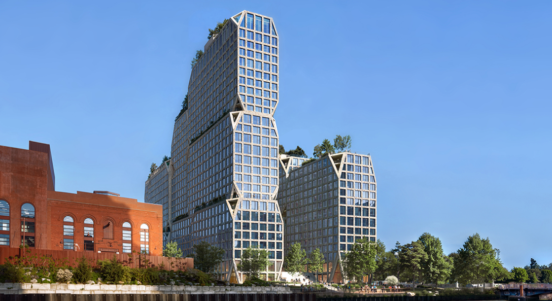 A rendering of 175 Third Street in the Gowanus neighborhood of Brooklyn, New York