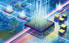 Graphic of a computer chip.