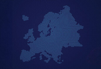 First Growth Real Estate & Finance on restructuring the restructurings in commercial real estate markets Graphic depicting digital Europe
