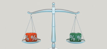 Derby Lane on why discipline creates opportunity Legal Scale with Percentage Sign Cubes