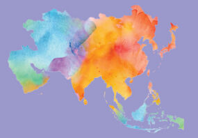 Template C_Asia Pacific coloured map