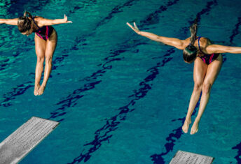 diving